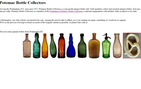 Potomac Bottle Collectors
