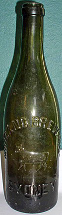 MAITLAND BREWING COMPANY LIMITED EMBOSSED BEER BOTTLE