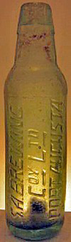 SOUTH AUSTRALIAN BREWING COMPANY LIMITED EMBOSSED BEER BOTTLE