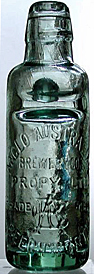 ANGLO AUSTRALIAN BREWERY COMPANY EMBOSSED BEER BOTTLE