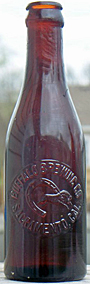 BUFFALO BREWING COMPANY EMBOSSED BEER BOTTLE