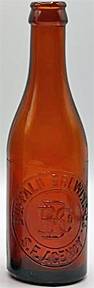 BUFFALO BREWING COMPANY EMBOSSED BEER BOTTLE