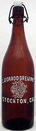 EL DORADO BREWING COMPANY EMBOSSED BEER BOTTLE