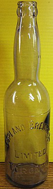 COPLAND BREWING COMPANY LIMITED EMBOSSED BEER BOTTLE