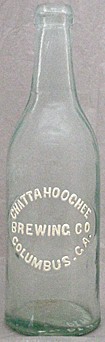 CHATTAHOOCHEE BREWING COMPANY EMBOSSED BEER BOTTLE