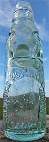 ALNWICK BREWERY COMPANY LIMITED EMBOSSED BEER BOTTLE