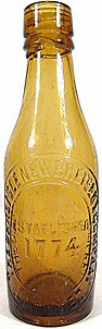 THE CARLISLE NEW BREWERY COMPANY LIMITED EMBOSSED BEER BOTTLE