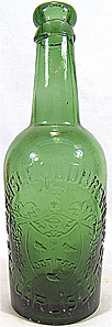 THE CARLISLE OLD BREWERY COMPANY LIMITED EMBOSSED BEER BOTTLE