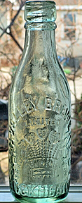 SPEN VALLEY BREWING COMPANY LIMITED EMBOSSED BEER BOTTLE