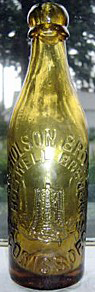 NICHOLSON BROTHERS LIMITED HOLYWELL BREWERY EMBOSSED BEER BOTTLE
