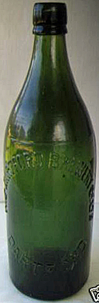 THE DARTFORD BREWERY COMPANY LIMITED EMBOSSED BEER BOTTLE