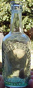 GRANTS TOWER BREWERY COMPANY LIMITED EMBOSSED BEER BOTTLE