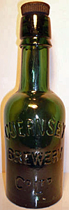 Guernsey Brewery Company Limited EMBOSSED BEER BOTTLE