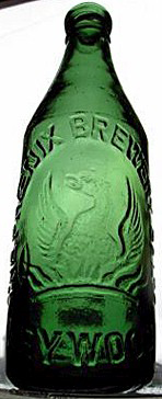 THE PHOENIX BREWERY LIMITED EMBOSSED BEER BOTTLE