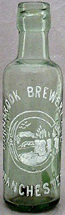 CORNBROOK BREWERY COMPANY LIMITED EMBOSSED BEER BOTTLE