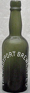 THE MARYPORT BREWERY LIMITED EMBOSSED BEER BOTTLE