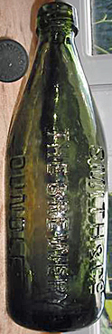 SMITH & COMPANY THE BREWERY EMBOSSED BEER BOTTLE