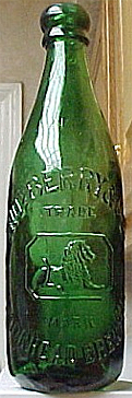 THOMAS BERRY & COMPANY LIMITED MOORHEAD BREWERY EMBOSSED BEER BOTTLE