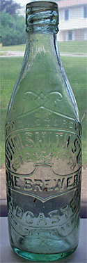 JOHN SMITH'S LIMITED THE BREWERY EMBOSSED BEER BOTTLE