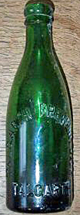 TALGARTH BREWERY COMPANY LIMITED EMBOSSED BEER BOTTLE