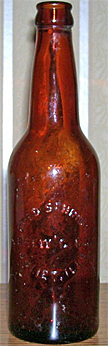 FRED SEHRING BREWING COMPANY EMBOSSED BEER BOTTLE