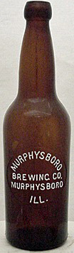 MURPHYSBORO BREWING COMPANY EMBOSSED BEER BOTTLE