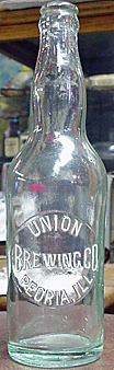 UNION BREWING COMPANY EMBOSSED BEER BOTTLE