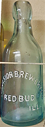 EXCELSIOR BREWERY COMPANY EMBOSSED BEER BOTTLE