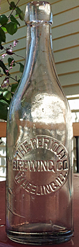 THE PERIOLAT BREWING COMPANY EMBOSSED BEER BOTTLE