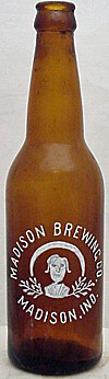 MADISON BREWING COMPANY EMBOSSED BEER BOTTLE