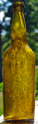 INDIANA BREWING COMPANY EMBOSSED BEER BOTTLE