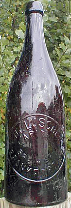 SIG LUSCHER CAPITAL BREWERY EMBOSSED BEER BOTTLE