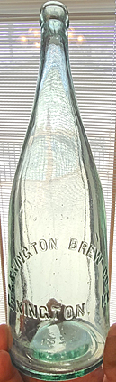 LEXINGTON BREWING COMPANY EMBOSSED BEER BOTTLE