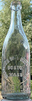 WILLIAM SMITH & SONS BREWING COMPANY EMBOSSED BEER BOTTLE