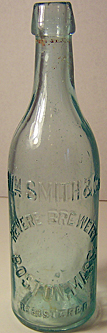 WILLIAM SMITH & COMPANY REVERE BREWERY EMBOSSED BEER BOTTLE