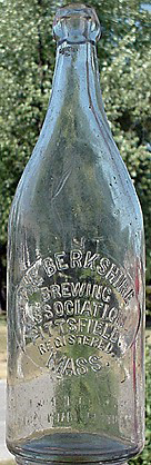 THE BERKSHIRE BREWING ASSOCIATION EMBOSSED BEER BOTTLE