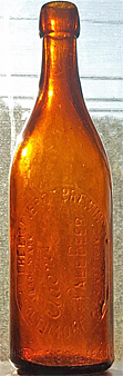 THE EIGENBROT BREWING COMPANY EMBOSSED BEER BOTTLE