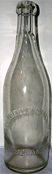 THE CUMBERLAND BREWING COMPANY EMBOSSED BEER BOTTLE