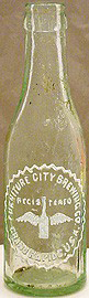 FURNITURE CITY BREWING COMPANY EMBOSSED BEER BOTTLE