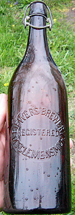 BIEWER'S BREWERY EMBOSSED BEER BOTTLE