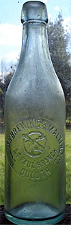 DULUTH BREWING & MALTING COMPANY EMBOSSED BEER BOTTLE