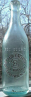 A. STABILE & BROTHERS BEER BOTTLERS EMBOSSED BEER BOTTLE