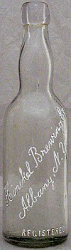 HINCKEL BREWING COMPANY EMBOSSED BEER BOTTLE