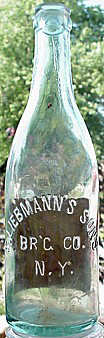 S. LIEBMANN'S SONS BREWING COMPANY EMBOSSED BEER BOTTLE