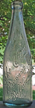 LAKE VIEW BREWING COMPANY EMBOSSED BEER BOTTLE