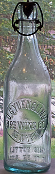 D. G. YUENGLING BREWING COMPANY EMBOSSED BEER BOTTLE