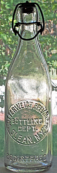 DOTTERWEICK BREWING COMPANY EMBOSSED BEER BOTTLE