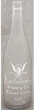 BARTHOLOMAY BREWING COMPANY EMBOSSED BEER BOTTLE