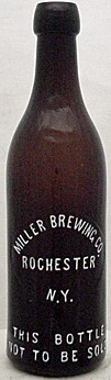 MILLER BREWING COMPANY EMBOSSED BEER BOTTLE
