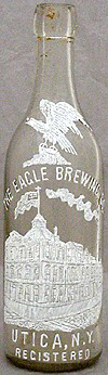 THE EAGLE BREWING COMPANY EMBOSSED BEER BOTTLE